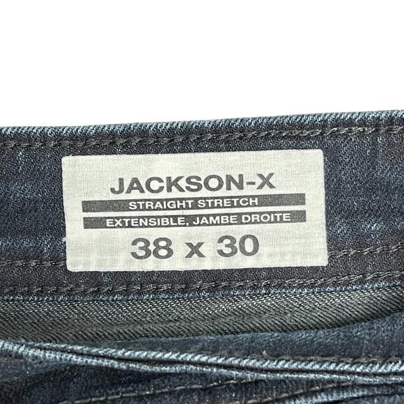 Buffalo David Bitton Jackson-X Straight Stretch Jeans Black Sz 38x30 Comfort - Picture 5 of 8